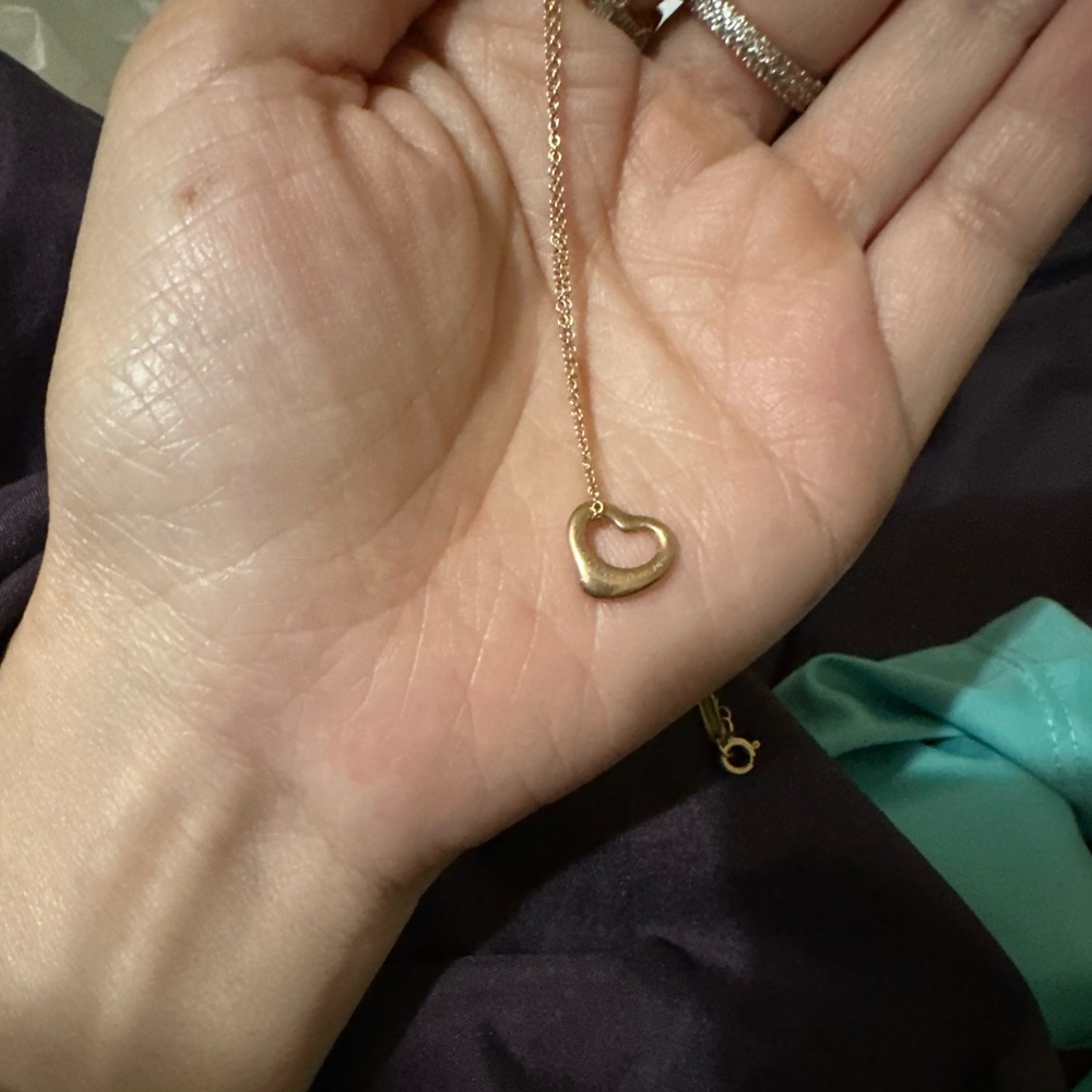 Tiffany and co Elsa Peretti Gold Necklace